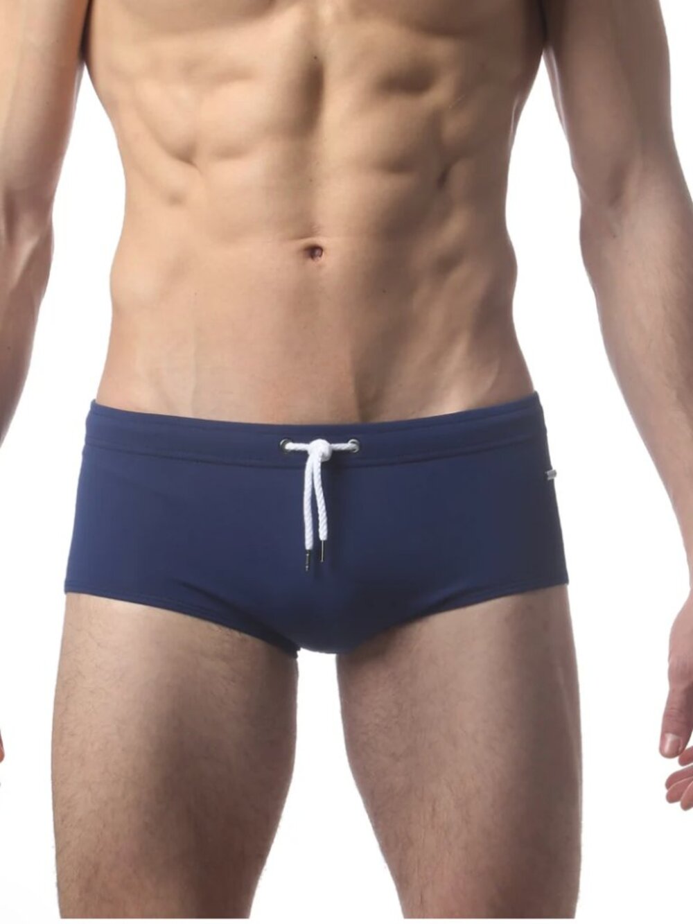 Parke & Ronen Corcovado Solid Swim Brief Size S Navy